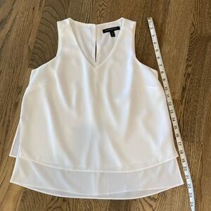 NWOT BR Silky White Blouse
